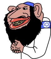 armband beard brown_skin clothes hat jewish_nose jews judaism kike kippah le_happy_merchant looking_to_the_left nas:merchant rotten_teeth rubbing_hands smile star_of_david subvariant:impish_amerimutt teeth variant:impish_soyak_ears yellow_nails yellow_teeth // 743x872 // 24.3KB