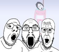 ack glasses hanging open_mouth rope stubble tranny variant:cobbert variant:flartson variant:lennonjak variant:npestajak // 862x753 // 65.6KB