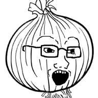 food foodjak glasses onion open_mouth series:fruiterz! soyjak stubble teeth variant:soyak vegetable // 827x953 // 279.1KB