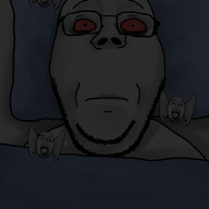 3dgifmaker 4soyjaks animated bed blanket bloodshot_eyes closed_mouth dark deformed ext=gif eyebags flying frown glasses multiple_soyjaks open_mouth pillow shading soyjak stubble subvariant:boat_rammer subvariant:gapejak_front2 subvariant:wholesome_soyjak variant:bernd variant:gapejak wing // 827x1103 // 679.6KB
