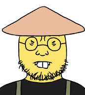 asian cone_hat glasses remastered small_eyes stubble subvariant:soykio_front teeth teeth_showing variant:soykio_kid // 764x850 // 15.9KB