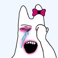 arm banbaleena closed_eyes crying garten_of_banban hand makeup open_mouth soyjak variant:soyak // 720x720 // 120.2KB