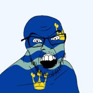 angry british cambridgeshire crown england flag flag:cambridgeshire glasses hair looking_at_you mustache open_mouth soyjak stubble teeth united_kingdom variant:feraljak // 1500x1500 // 165.0KB