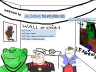 anon anti-jimbo_club club edit emerald_(namefag) jimbo_(namefag) joe_barbaro_(namefag) meta:leaky meta:namefags namefags party room scoot_(namefag) subvariant:hornyson subvariant:mexiaryan supernigga_(namefag) toonsoy_(namefag) variant:alicia variant:cobson variant:impish_soyak_ears variant:meximutt white_background window // 796x596 // 218.5KB