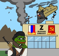ak-47 amphibian assad bashar_alassad burning communism communist_party_of_ussr embassy flag:russia flag:syria flag:syria_opposition free_syrian_army frog hammer_and_sickle helicopter nas:pepe nas:wojak pepe_the_frog plane ruski russia russian_flag slav slavic syria z_(russian_symbol)