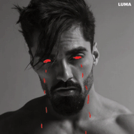 angry animated blood blood_from_eyes bloodshot_eyes ext=gif eye_beam gigachad lightning luma meta:ai_generated meta:not_oc nas:gigachad red_eyes tear