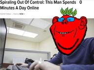 admin broot broot_(user) irl lazy leaf leaves red_skin soyjak_blog tinted_glasses typing variant:impish_soyak_ears // 640x476 // 240.8KB