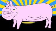 animal closed_mouth country donetsk donetsk_oblast ear fat flag flag:donetsk_oblast full_body lips oblast pig pink_skin russia series:oblasts_of_oinkraine soyjak sun swine tail ukraine variant:meximutt // 1780x992 // 99.7KB