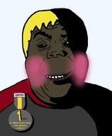 award biting_lip blond blush brown_skin closed_mouth clothes eyelashes meta:leaky nate nate_higger's_distant_cousin_(cape_rrackers) natejak nusoicaca ominous rape shadow shitskin subvariant:hunky_twink_sex_machine text trend:slopjak variant:alicia yellow_hair // 592x720 // 69.9KB