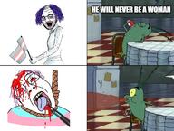 2soyjaks ack anhero balding blood_drip blood_from_eyes blood_from_forehead blood_from_mouth blood_on_face bullet_hole cereal cereal_guy deep_wound exposed_brain glasses gore gun gunshot_wound hair hanging nosebleed open_mouth plankton purple_hair rope shotgun soyjak spongebob_squarepants stubble subvariant:crazed_troonjak subvariant:soyak_(crazed) suicide tongue tranny ugly variant:bernd variant:soyak yellow_teeth ywnbaw // 662x500 // 108.2KB