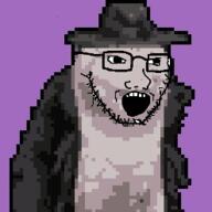 clothes glasses hat nft open_mouth soyjak stubble variant:soyak // 247x247 // 58.4KB