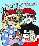 christmas fox furry hmofa variant:chudjak // 680x816 // 107.2KB