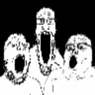 3dgifmaker 3soyjaks animated content_aware glasses open_mouth soyjak soyjak_trio stretched_mouth stubble thumbnail_(file) variant:gapejak variant:markiplier_soyjak variant:tony_soprano_soyjak // 96x96 // 476.7KB