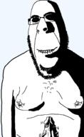 arm biting_lip creepy distorted evil fat genitalia glasses meta:pornographic_content nipple nsfw ominous penis rape shadow smile soyjak stubble subvariant:hornyson template variant:cobson vein // 948x1547 // 30.9KB
