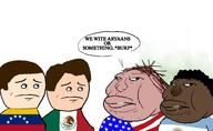 argentina brap fallenchungus fart fat flag:argentina flag:mexico flag:united_states flag:venezuela gynaecomastia mexico obese stinky text united_states venezuela // 3464x2133 // 1.2MB