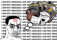 angry animal balaclava bear blood bloodshot_eyes chud clenched_teeth clothes crying dead ear facial_mark forehead_mark frown full_body glasses grey_skin hair hanging holding_object holding_severed_head i_am_not_obsessed isis logo lolkek mask multiple_soyjaks mustache no_symbol open_mouth pointing_up purple_hair rope severed_head soot soot_colors soyjak soyjak_party stubble suicide tattoo terrorist text thought_bubble tongue tranny variant:bernd variant:chudjak variant:feraljak variant:gapejak variant:markiplier_soyjak variant:niceboy yellow_teeth // 935x647 // 323.8KB