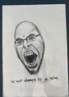 art gem glasses he_will_always_be_a_gem irl oekaki open_mouth soyjak stubble variant:cobson // 870x1221 // 1.4MB