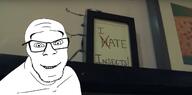 bug frame glasses happy i_hate irl_background smile soyjak stubble text variant:feraljak // 1284x632 // 159.3KB