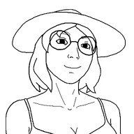clothes female glasses hair hat looking_to_the_right meta:ai_generated meta:template remastered smile subvariant:female_cobson template variant:cobson woman // 1024x1024 // 53.0KB