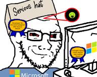 award awards computer microsoft serious_hat soyjak stupid variant:soyak // 800x639 // 39.8KB
