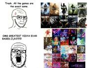 anger_mark anime call_of_duty closed_mouth concerned frown glasses open_mouth soyjak stubble subvariant:soyak_(irritated) text thing_japanese touhou variant:a24_slowburn_soyjak variant:soyak video_game // 748x539 // 112.5KB