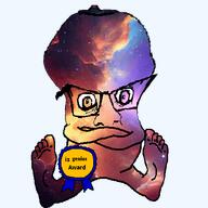 artist:sanriowabag award big_brain condiment genius green_eyes green_skin hot_sauce sauce smart subvariant:condiment supernova variant:feraljak // 448x448 // 138.2KB