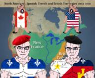 acadia acadiana amerimutt beret canada cin clothes country flag:acadiana flag:canada flag:quebec flag:united_states france full_body hanging hat map muscles north_america open_mouth quebec spain subvariant:muscular_chud united_kingdom united_states variant:chudjak // 1024x845 // 842.7KB