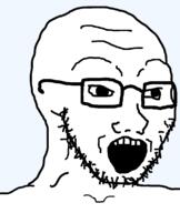 artist:sisa9000 beard excited glasses happy head high_res open_mouth series:remastered_soyjaks stubble teeth template transparent_background variant:soyak white_skin // 970x1150 // 22.6KB