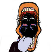 ack bloodshot_eyes crying daffy_duck looney_tunes open_mouth stubble tongue tranny transgender_flag variant:bernd yellow_teeth // 1116x1039 // 302.5KB