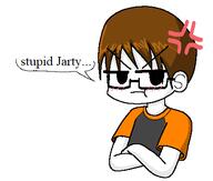 anger_mark angry anime blush clothes cute dan glasses hair jakparty_soy meta:nas soybooru trend:jartycuck // 442x376 // 14.6KB