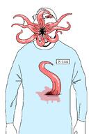 bloodshot_eyes clothes infected infected_eyes infection red_eyes red_sclera series:alien_soynfection standing tentacle variant:gapejak // 1691x2471 // 47.4KB