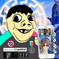 'tok 'toss anti_jewish antisemitism aryan asuka_langley award baby caca deformed edit esoteric holding_object iphone jews kike music mutt neon_genesis_evangelion playlist save_evropa schwarze_sonne showing_something smile sonnenrad star_of_david subvariant:nathaniel subvariant:wholesome_soyjak third_world tiktok variant:gapejak vril yellow_skin youtube // 2048x2048 // 3.2MB