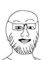 glasses open_mouth soyjak stubble variant:unknown // 170x215 // 4.8KB