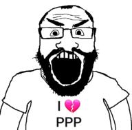 angry beard clothes glasses i_hate open_mouth soyjak subvariant:science_lover tshirt variant:markiplier_soyjak variant:ppp // 800x788 // 32.8KB