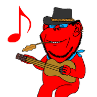 arm bandana banjo beetroot broot country_music guitar hand musical_note red_skin series:brootmoji tinted_glasses variant:impish_soyak_ears wheat // 1000x1000 // 35.2KB