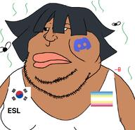 brown_skin clothes discord discord_logo_facial_mark epi esl esl_award fat flag:south_korea hair map_(pedophile) meximutt minus8 minus8_pedo_nigger muttverse pedophile porn_artist variant:meximutt // 888x849 // 81.2KB