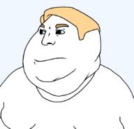 angry blue_eyes eyebrows fat hair obese subvariant:whitemutt trend:aryan variant:meximutt white yellow_hair // 888x849 // 34.4KB