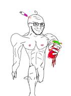 4chan anime blood crushing crying hair kneel kneeling muscles smug vaccine variant:soyak yotsoyba // 2200x3000 // 258.9KB