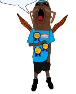 antenna astrofene_(namefag) award crimean_tatar gooner hello_my_name_is_(sticker) kazami_yuuka roach speech_bubble subvariant:unbotheredchud tatarroach turkroach variant:phillip wing // 1033x1268 // 191.0KB