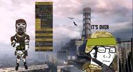 chernobyl gun its_over meta:tagme monolith rifle stalker subvariant:unbotheredchud text ukraine variant:chudjak variant:soyak // 1480x800 // 1.1MB