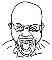 glasses open_mouth soyjak stubble variant:unknown // 370x428 // 8.0KB