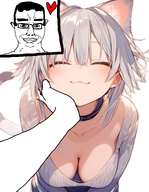 animal anime anime_girl cat catgirl chud female heart love niggers_fighting_eachother_in_this_post_⚠️⚠️⚠️_do_not_enter_⚠️⚠️⚠️ pet smile subvariant:chudjak_front variant:chudjak wholesome // 1200x1545 // 1.6MB