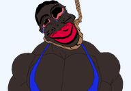 ack black_skin bloodshot_eyes buff hair hanging jake jartycuck mge nigger noose red_lips rope subvariant:jartycuck subvariant:patrick variant:chudjak // 2250x1560 // 66.6KB