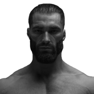 buff ear front_facing green_skin hair irl looking_at_you meta:not_a_fucking_duplicate muscular_male nas:gigachad stubble template transparent_background