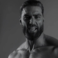 black_and_white buff gigachad grey_skin looking_at_you nas:gigachad stubble // 560x560, 6s // 591.1KB