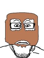 bag closed_mouth glasses neutral soyjak stubble subvariant:neutralplier variant:markiplier_soyjak // 600x800 // 71.6KB