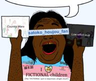 arm brimmiest_comments_section☣️☣️☣️_do_not_enter☣️☣️☣️ brown_skin child clothes country countrywar drawing flag:italy flag:pedophilia_pride_flag flag:transgender_pride_flag hair higurashi holding_object houjou_satoko i_love italy lipstick loli map map_(pedophile) mexico open_mouth pedophile satoko_houjou(namefag) soybooru soyjak speech_bubble speech_bubble_empty stubble swastika text tranny umineko variant:alicia yellow_teeth // 949x800 // 165.6KB