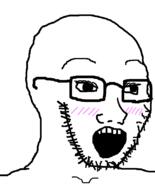 blush eyelashes faggot glasses stubble template variant:soyak white_background // 644x800 // 30.1KB