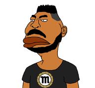 beard brandon_martinez brown_skin ear fade hair logo marbeanez mustache soyjak subvariant:brazilmutt variant:meximutt // 888x818 // 42.5KB