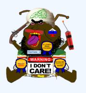 Hamas_2(namefag) autism award beard bomb brown_skin bug chechenigger chechenroach chechnya crescent_and_star crying diaper dynamite helmet ied islam judaism kike mudslime mudslime_shitskin_award muhammad nigger nobody_looks_like_this open_mouth pisslam pistol queen_of_spades retard russia sign subvariant:pissbaby tranny variant:meximutt // 1244x1333 // 728.7KB